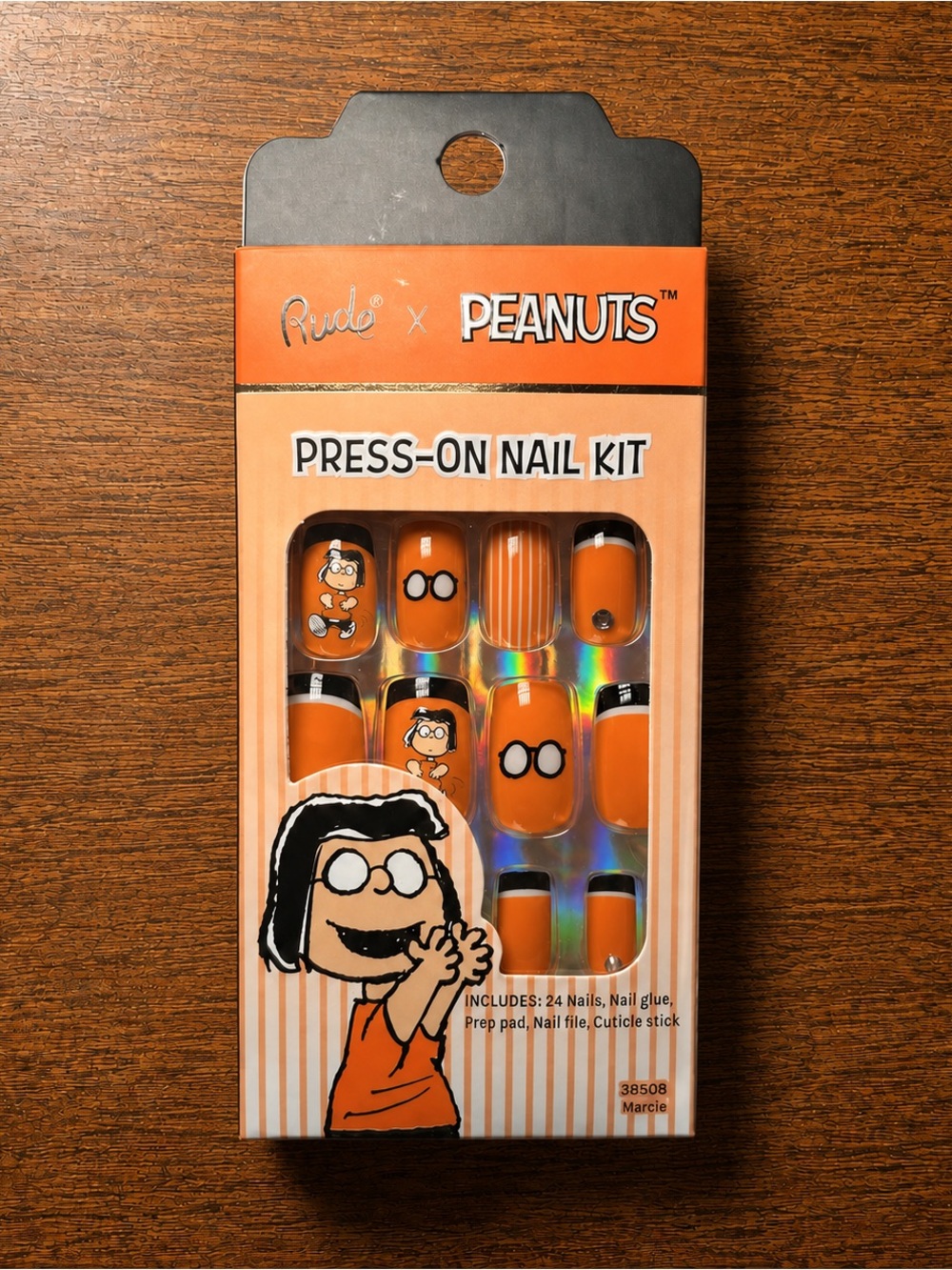 Rude Cosmetics x Peanuts Marcie Press-On Nail Kit